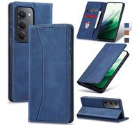 Jasonyu Funda para Xiaomi Redmi 15,Cuero PU Carcasa,Tipo Libro Flip Case con Tarjetas y Cartera,Soporte Plegable,Cierre magnético,Capa (Azul)