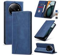 Jasonyu Funda para Xiaomi Redmi A3 Flip Case,Azul