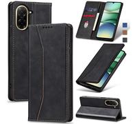 Jasonyu Funda para Xiaomi Redmi A5 4G,Cuero PU Carcasa,Tipo Libro Flip Case con Tarjetas y Cartera,Soporte Plegable,Cierre magnético,Capa (Negro)