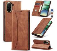 Jasonyu Funda para Xiaomi Redmi A5 4G Flip Case,Marrón
