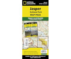 Jasper National Park (Map Pack): Trails Illustrated Maps (National Geographic Trails Illustrated Map)