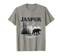 Jasper National Park Mountain Bear Pinos Camiseta