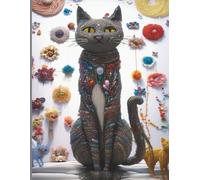 Jasper The TimidCat Notebook: Embellished Curiosity & Joyful Whiskers: A simple, inspiring notebook for journaling, planning, and creative expression