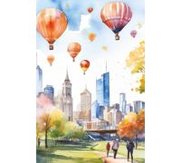 Jasper The TimidCat Notebook - Watercolour Walking In The Park: A simple, inspiring notebook for journaling, planning, and creative expression