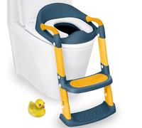 JASSONE® Asiento de entrenamiento para ir al baño, taburete para niños pequeños, inodoro 2 en 1 para niños, asiento de bebé con protector contra salpicaduras y almohadilla antideslizante para niños y