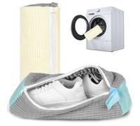 JASTOO Bolsa Lavadora Zapatillas, Reutilizable Bolsas Para Lavar Zapatillas en Lavadora, Limpieza de 360° con Cremallera Oculta, Funda para Todo Tipo de Calzado,Wäschesack für waschmaschine