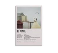 JASURYWO I R I Il Mare - Póster estético de pared para decoración de pared, lienzo vintage, póster decorativo para sala de estar, dormitorio, 60 x 90 cm, estilo sin marco