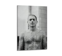 JASURYWO I R I Prison Break Series 10 pósteres estéticos para decoración de pared, lienzo vintage, póster decorativo para sala de estar, dormitorio, 30 x 45 cm, estilo marco