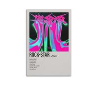 JASURYWO I R I Rock-STAR by Stray Kids Pósteres estéticos para decoración de pared, lienzo vintage, póster decorativo para sala de estar, dormitorio, 30 x 45 cm, estilo sin marco