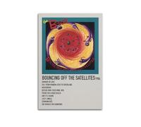 JASURYWO I R I The B-52s Álbum Bouncing Off The Satélites, pósteres estéticos para decoración de pared, lienzo vintage, póster decorativo para sala de estar, dormitorio, 40 x 60 cm, estilo sin marco