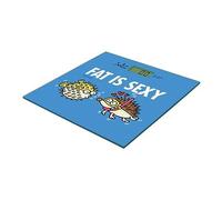 Jata 294K - Báscula de Baño Digital, Pantalla LCD, Alta precisión, Extraplana, Capacidad de 150 kg, Plataforma de Vidrio, Apagado Automático, Incluye Pila, Diseño Kukuxumusu