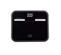 Jata 538 - Báscula de Baño Digital Grasa Corporal, Pantalla LCD, Alta precisión, Carga USB, Capacidad de 180 kg, Plataforma de Vidrio, Apagado Automático, Negro