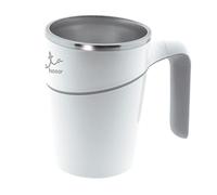 Jata 950 - Jarra Taza Anticaídas para bebidas, Sistema especial ventosa para superficies planas, Doble pared que permite aislamiento, Interior de acero inoxidable