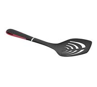 Jata AC5 - Espumadera de Nylon, Mango Ergonómico Silicona, Antideslizante, Apto Lavavajillas, Resistencia 240°, Negro
