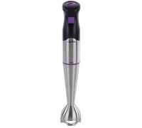 Jata BT166 Batidora de Mano 1000 W, Incluye Vaso Medidor 500 ml, Doble cuchilla Titanium, Regulador electrónico de velocidad, Pie de acero inoxidable desmontable