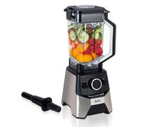 Jata BT1056 Batidora de Vaso de Tritan 2000 W, Capacidad 2 L, 4 Cuchillas de Acero Inox, Control electrónico, Cuerpo de Acero inoxidable, Pica hielo