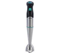 Jata BT166 Batidora de Mano 1000 W, Incluye Vaso Medidor 500 ml, Doble cuchilla Titanium, Regulador electrónico de velocidad, Pie de acero inoxidable desmontable