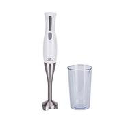 Jata BT175 Batidora de Mano 900 W, Incluye Vaso Medidor 700 ml, Doble cuchilla, Regulador electrónico de velocidad, Pie de acero Inoxidable desmontable