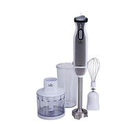 Jata BT199 Batidora de Mano 1000 W, Accesorios incluidos, Incluye Vaso Medidor 600 ml, Doble Cuchilla de Titanium, Regulador electrónico de velocidad, Pie de acero Inoxidable desmontable