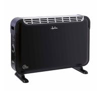 JATA C214T - Convector Eléctrico Turbo 2000 W, 3 Potencias 750/1250/2000 W, Función Turbo, Termostato Regulable, Radiador Convector con Protección contra Sobrecalentamiento y Asas