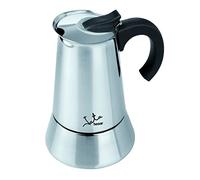 Jata CAX110 - Cafetera Italiana Inducción, Capacidad 10 Tazas, Apta para Todo Tipo de Cocinas, Cuerpo Acero Inoxidable