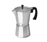 Jata CCA3 - Cafetera Italiana de Aluminio, Capacidad 3 Tazas, Apta para Todo Tipo de Cocinas Salvo inducción