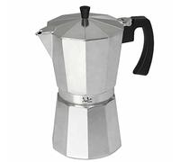 Jata CCA9 - Cafetera Italiana de Aluminio, Capacidad 9 Tazas, Apta para Todo Tipo de Cocinas Salvo inducción