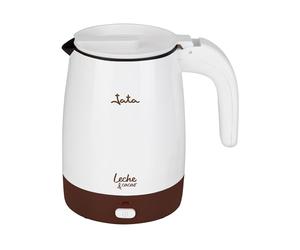 JATA CL819 Calentador de Leche y Chocolatera Eléctrica 1 L 400 W, Calienta Leche Antiadherente sin PFOA, Mantiene Caliente a 80 °C, Resistencia Oculta, Protección Sobrecalentamiento
