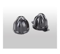 JATA - EX421 exprimidor Exprimidor eléctrico con brazo 40 W Negro, Acero inoxidable, Transparente