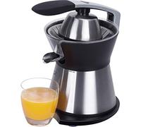 Jata EX611 Exprimidor de Naranjas Eléctrico de Brazo, 160 W, Doble cono, Cuerpo Acero Inox, Desmontable, Tapa cierre antigoteo, Base antideslizante, Extracción continua, Silencioso