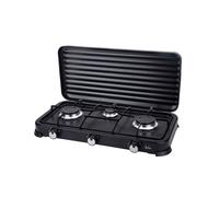 JATA FOGAREIRO GAS 3 QUEIMADORES C/TAMPA PRETO