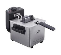 Jata FR115 Freidora de Aceite de 1,5 litros, 1000 W, Antimezcla sabores, Fácil limpieza, Acero Inox, Temperatura Regulable, Recoge cable