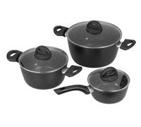 Jata Fuji Bc-3 Negro - Batería De Cocina 3 Piezas