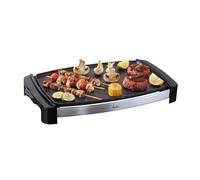 Jata GR204N Plancha de Asar Superficie 44,5 x 30 cm Apta para el Lavavajillas con Bandeja Colectora de Salsas 2200 W