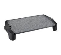 Jata GR558 Plancha de Asar, Antiadherente, Resistencia al rayado, 2500 W, Medidas 46 x 28 cm, Resistencia en forma M, Fabricada en España, Fácil limpieza, Bandeja recogesalsas ( Material Cerámica)