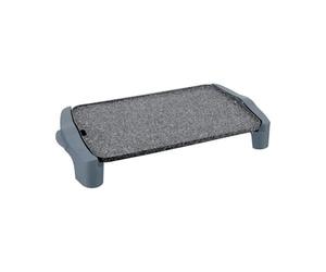 JATA GR600AM - Plancha de Asar Eléctrica 2500W 50x28 cm, Grill Eléctrico Antiadherente Granite, Resistencia Magic, Libre PFOA, Cocina Saludable