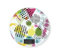 Jata HBA7240 - Báscula de Cocina Digital, Alta resistencia, Alta precisión, Hasta 5 kg, Pantalla LCD, Base Vidrio, Función tara, Incluye Pilas, Medidas: 19 x 19 x 2 cm