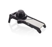 Jata HMAQ4503 - Mandolina con cuchillas lisa y ondulada, Grosor de corte horizontal de 1 a 9 mm, Medidas de corte vertical: 4,5 y 9 mm, Patas abatibles, Con empujador, Apto para lavavjillas,