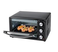 JATA HN916 - Horno Eléctrico de Sobremesa 16 L con Grill, 1.200 W, Termostato Regulable, Temporizador 60 Min, Bandeja, Parrilla y Asa, Mini Horno Compacto