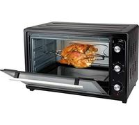 Jata HN966 Horno Eléctrico de Sobremesa, 2200 W, Capacidad 66 litros, Función Grill Rotisserie Convencción, Temporizador, Termostato Regulable, Incluye Parrilla, Medidas Externas 64 x 40 x 40 cm
