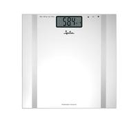 JATA HOGAR 532 - Báscula de Bioimpedancia Digital 180 kg, Analizador de Grasa Corporal, Masa Muscular, Agua y Densidad Ósea, Memoria 12 Usuarios, Precisión 100 g, 4 Sensores