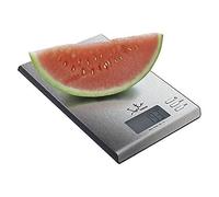 Jata Hogar 699 - Balanza electrónica con superficie en acero inoxidable, capacidad 10kg., color gris