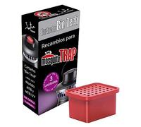 JATA HOGAR CMT8X3 - Recambio Atrayente Antimosquitos, 3 Cartuchos, hasta 135 Días de Uso, 30-45 Días por Recambio, Octenol y Ácido Láctico, Pack de 3