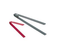 JATA HOGAR HACC4522 - Pinzas de Cocina de Silicona. SET de 2 pinzas. Resistentes al calor. Aptas para lavavajillas. Fácil limpieza. Mango ergonómico. Antideslizante. Uso alimentario