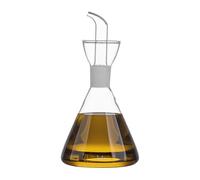 JATA HOGAR HACC4535 - Aceitera Antigoteo Cristal. 125 ml. Dispensador de Aceite y Vinagre para Mesa de Cocina. Sin derrames. No mancha. Fácil Limpieza.