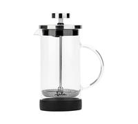 Jata HOGAR HCAF1135 - Cafetera Francesa. Prensa Francesa. Cafetera émbolo. Tetera y Espumadora. 350 ml. Vidrio Borosilicato. Resistente al calor. Filtro acero inoxidable. Cafés, infusiones, espumas