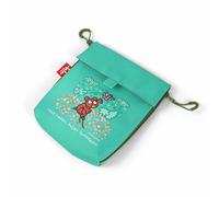 JATA HOGAR HPOR7202 - Bolsa Almuerzo Infantil. Cierre de Velcro. Con Etiqueta Identificativa. Con Colgador y Mosquetón. Interior Impermeable. Hecho con Material Reciclado