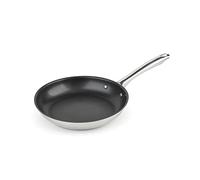Jata HOGAR HSAR2128 - Sartén Acero Inoxidable 28 cm Full Induction, Antiadherente Xylan Plus sin PFOA, AISI 304, Apta para Horno e Inducción, Fondo Difusor 3,5 mm, Mango Inox
