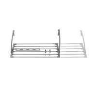 Jata Hogar HTEN2402 - Tendedero Extensible Plegable. 6 M de Superficie de tendido. De 48 hasta 96 cm. para balcón, radiador, Ventana, Ducha, … con Clips para Calcetines. Incluye 20 Pinzas. Acero INOX