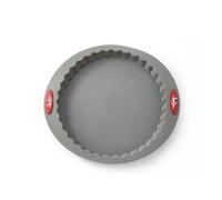 Jata HOGAR MC60 - Molde de Silicona Platino para Tartas 26 cm, Molde Redondo Antiadherente y Flexible, Apto para Horno, Microondas y Congelador, Libre de BPA